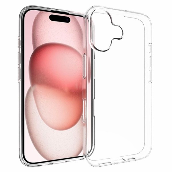 Cieta silikona (TPU) apvalks - dzidrs (iPhone 16)