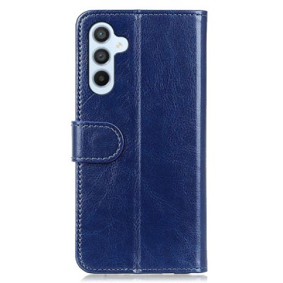 Samsung Galaxy A55 5G (SM-A556) Binfen открываемый синий кожаный чехол - книжка | Vacins.lv
