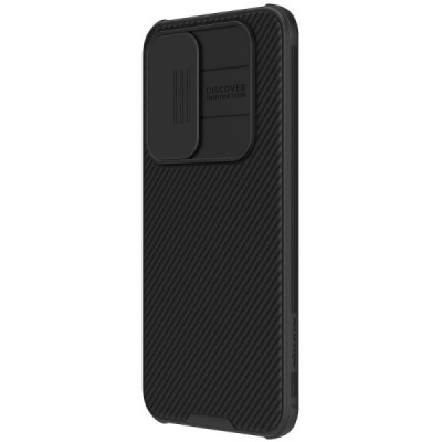 Samsung Galaxy A35 "Nillkin" CamShield Pro чёрный чехол с защитной крышкой для камеры | Vacins.lv
