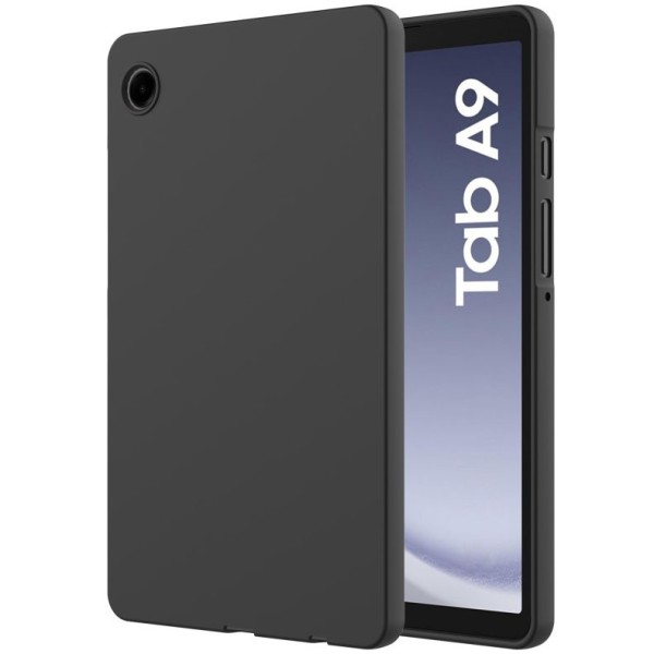 "Shell" твердый силиконовый чехол (TPU) - чёрный (Galaxy Tab A9)