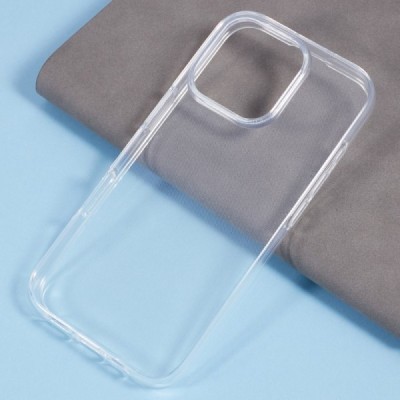 Твердый силиконовый чехол (TPU) для Apple iPhone 16 Pro, прозрачный | Vacins.lv