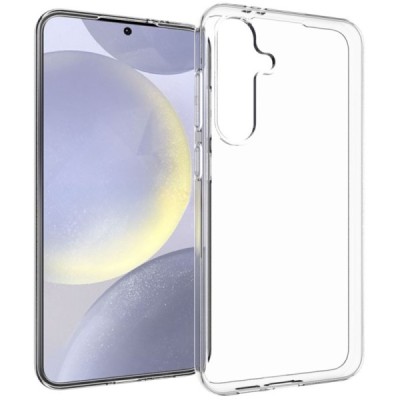 Твердый силиконовый чехол (TPU) для Samsung Galaxy S24 FE (SM-S721), прозрачный | Vacins.lv