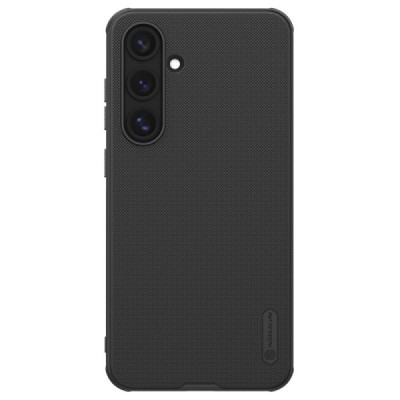 Nillkin Frosted Shield Samsung Galaxy S24 FE melns plastmasas apvalks futrālis | Vacins.lv