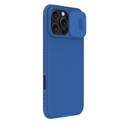 Apple iPhone 16 Pro "Nillkin" CamShield Pro Magnetic синий чехол | Vacins.lv