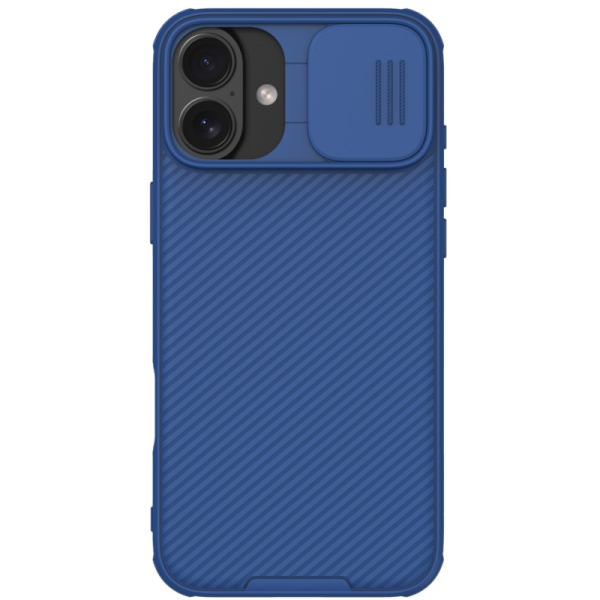 Чехол "Nillkin" CamShield Pro Magnetic - синий (iPhone 16)