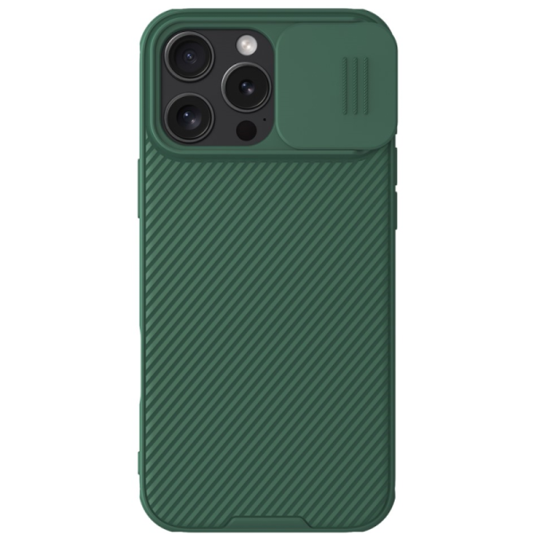"Nillkin" CamShield Pro Magnetic apvalks - zaļš (iPhone 16 Pro Max)