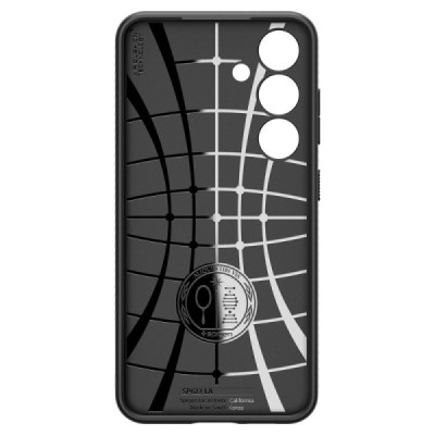 Samsung Galaxy S24 "Spigen" Liquid Air melns cieta silikona apvalks | vacins.lv