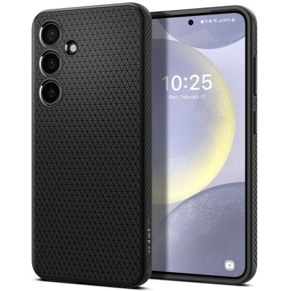 "Spigen" Liquid Air apvalks - melns (Galaxy S24+)