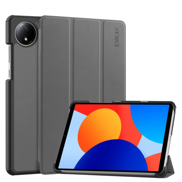 "Enkay" Чехол-книжка - серый (Redmi Pad SE 8.7)