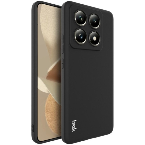 "Imak" cieta silikona (TPU) apvalks - melns (Xiaomi 14T Pro)