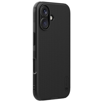Apple iPhone 16 "Nillkin" Frosted Shield Pro Magnetic чёрный чехол | Vacins.lv