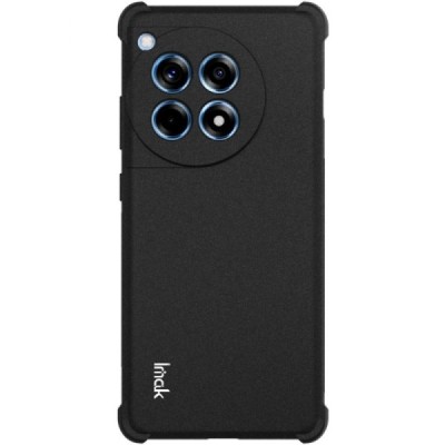 OnePlus 12R 5G (Ace 3) "Imak" усиленный твердый силиконовый чехол TPU - чёрный | Vacins.lv