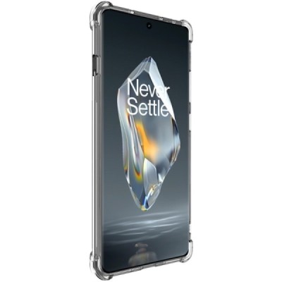 OnePlus 12R 5G (Ace 3) "Imak" pastiprinātas aizsardzības cieta silikona (TPU) dzidrs (caurspīdīgs) vāciņš | Vacins.lv