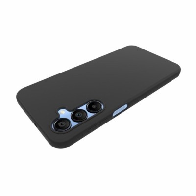Samsung Galaxy A16 cieta silikona (TPU) melns apvalks | Vacins.lv