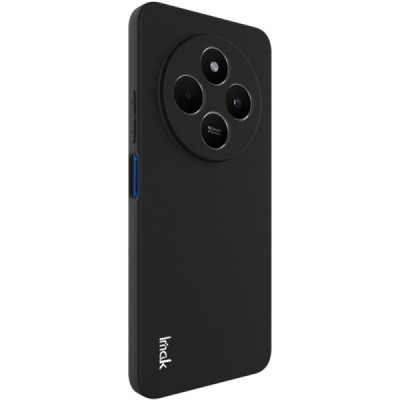 Xiaomi Redmi 14C, 14R, A4, Poco C75 4G "Imak" cieta silikona (TPU) melns apvalks | vacins.lv