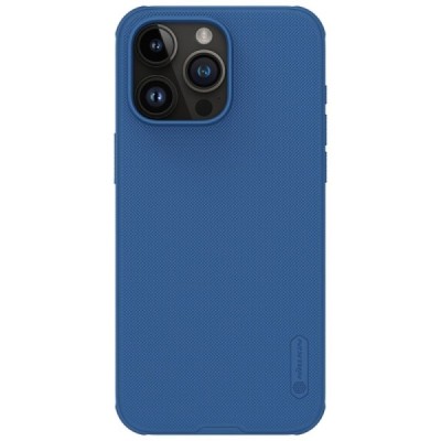 Apple iPhone 15 Pro „Nillkin“ Frosted Shield Pro синий чехол | Vacins.lv
