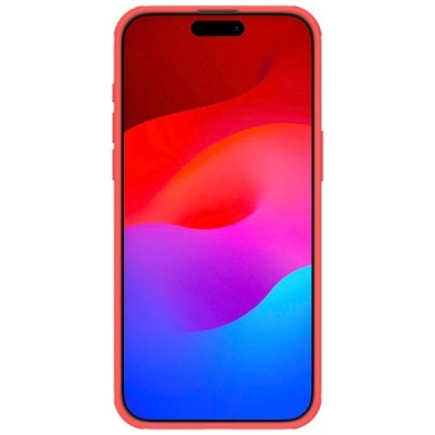 Apple iPhone 15 Pro Max „Nillkin“ Frosted Shield Pro красный чехол | Vacins.lv