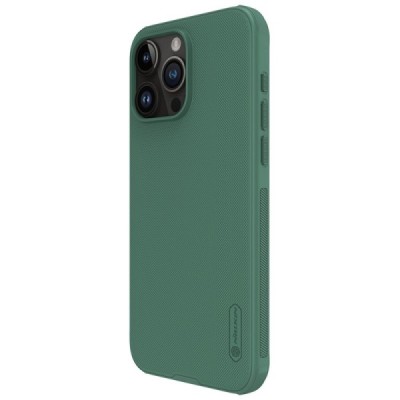 Apple iPhone 15 Pro Max „Nillkin“ Frosted Shield Pro зеленый чехол | Vacins.lv