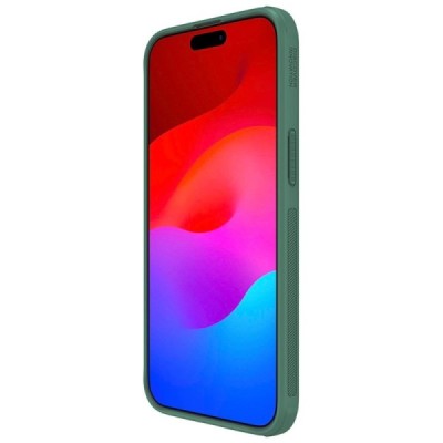 Apple iPhone 15 Pro Max „Nillkin“ Frosted Shield Pro зеленый чехол | Vacins.lv