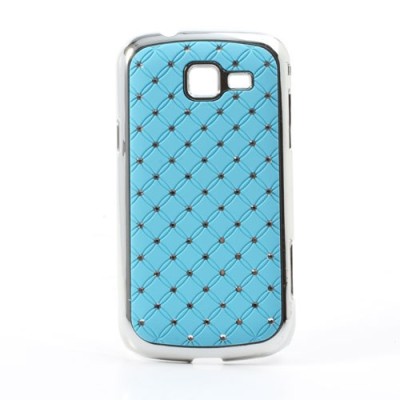 Samsung Galaxy Trend II S7570 elegants gaiši zils futrālis ar spīduļiem / Vacins.lv