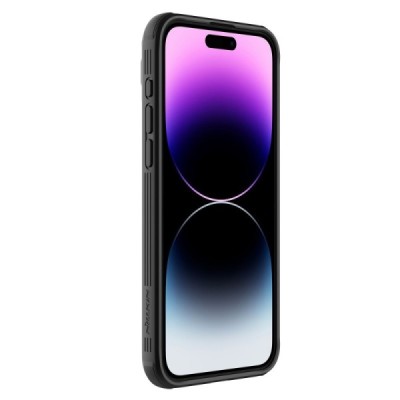 Apple iPhone 15 Pro Max „Nillkin“ CamShield Pro Magnetic melns apvalks | vacins.lv