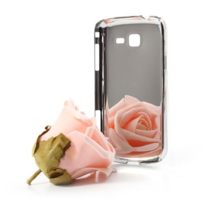 Samsung Galaxy Trend II S7570 elegants gaiši zils futrālis ar spīduļiem / Vacins.lv