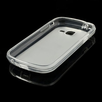 Samsung Galaxy Trend II S7570 kieto silikono tpu skaidrus (permatomas) dėklas - nugarėlė / Priedai.lt