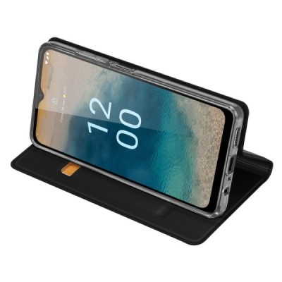 „Dux Ducis“ Skin серии Nokia G22 чёрный кожаный чехол-книжка | Vacins.lv
