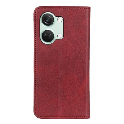 OnePlus Nord 3 „Split“ sērijas sarkans atvērams maciņš, maks | Vacins.lv