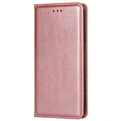 Nokia G22 открываемый розовый кожаный чехол - книжка | Vacins.lv