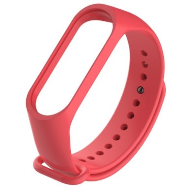 Viedā pulksteņa Xiaomi Mi Band 4 cietā silikona (TPU) siksniņa - sarkans | Vacins.lv
