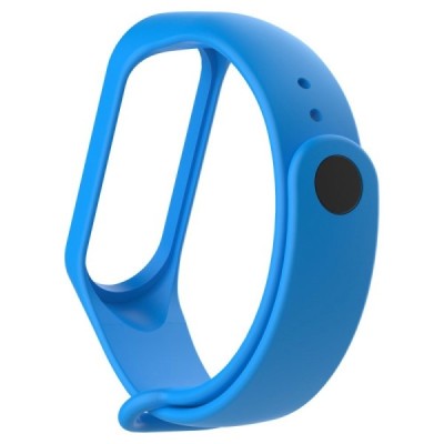 Viedā pulksteņa Xiaomi Mi Band 4 cietā silikona (TPU) siksniņa - zils | Vacins.lv