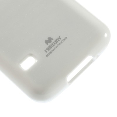 Samsung Galaxy S5 mini G800 Mercury balts cieta silikona (TPU) futrālis / Vacins.lv
