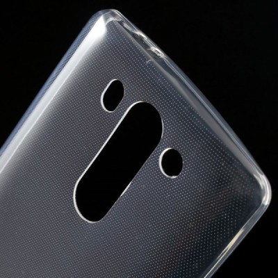 LG G3 S D722 dzidrs (caurspīdīgs) cieta silikona TPU pasaulē planākais apvalks / Vacins.lv