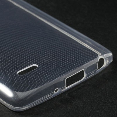 LG G3 S D722 dzidrs (caurspīdīgs) cieta silikona TPU pasaulē planākais apvalks / Vacins.lv