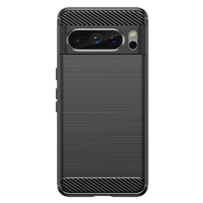 Твердый силиконовый чехол „Carbon“ (TPU) для Google Pixel 8 Pro, серово цвета | Vacins.lv