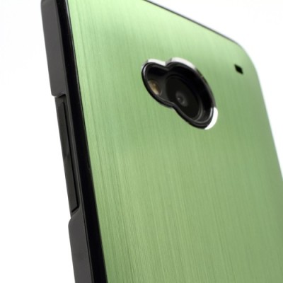 Slīpēta metāla zaļš HTC One M7 apvalks / Vacins.lv