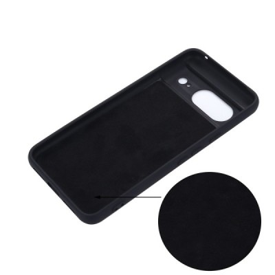Google Pixel 8 Shell (TPU) твердый силиконовый чехол - чёрный | Vacins.lv