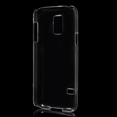 Samsung Galaxy S5 mini G800 plastmasas dzidrs (caurspīdīgs) futrālis / Vacins.lv