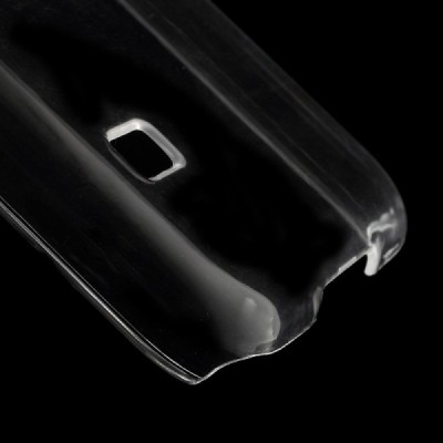 Samsung Galaxy S5 mini G800 plastmasas dzidrs (caurspīdīgs) futrālis / Vacins.lv