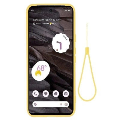 Google Pixel 8 Shell (TPU) твердый силиконовый чехол - жёлтый | Vacins.lv