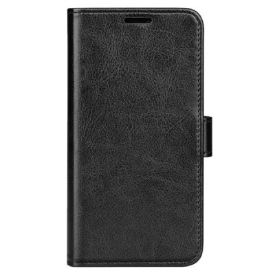 Xiaomi Redmi A1 открываемый чёрный кожаный чехол - книжка | Vacins.lv