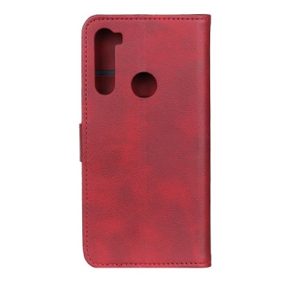 Xiaomi Redmi Note 8T открываемый красный кожаный чехол - книжка | Vacins.lv