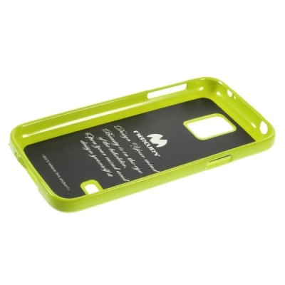 Samsung Galaxy S5 mini G800 Mercury zaļš cieta silikona (TPU) futrālis / Vacins.lv
