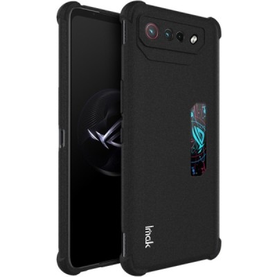 Asus Rog Phone 7 Pro (Rog Phone 7 Ultimate) Imak усиленный твердый силиконовый чехол TPU - чёрный | Vacins.lv