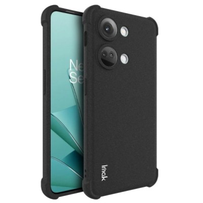 OnePlus Nord 3 Imak pastiprinātas aizsardzības cieta silikona (TPU) melns vāciņš | Vacins.lv