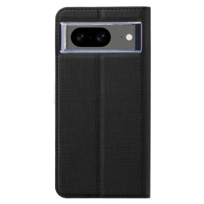 Google Pixel 8 „Vili“ открываемый чёрный чехол - книжка | Vacins.lv