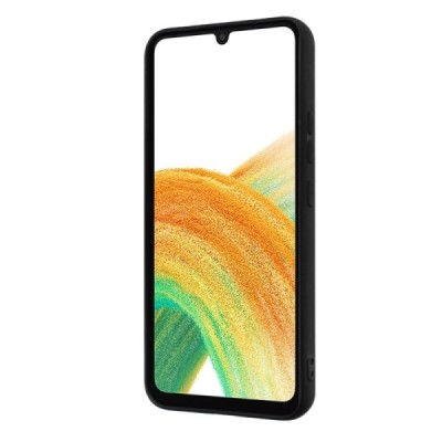 Samsung Galaxy S23 FE (Fan Edition) „Kickstand“ (TPU) твордий, черный силиконовый чехол | Vacins.lv