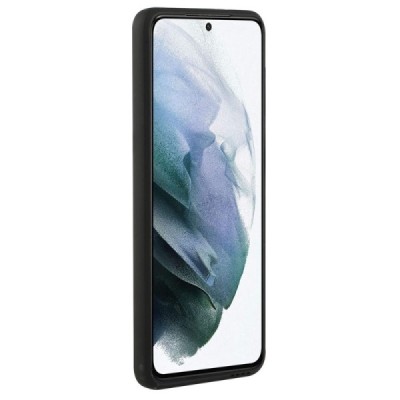 „Card Slot“ Samsung Galaxy S23 FE (Fan Edition) твердый силиконовый (TPU) чехол чёрного цвета - задняя часть с карманом для карт