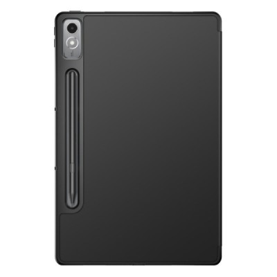Lenovo Tab P12 12.7" solīds atvēramais melns maciņš - vāciņš | Vacins.lv